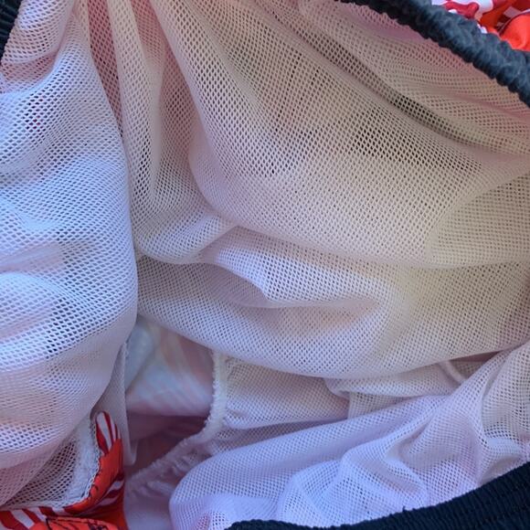 Rowdy Gentleman National Anthem USA Patriotic Flag Red Swim Trunks M-120 Sz L - Picture 10 of 10